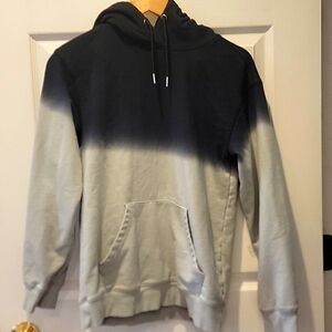 Original Use Hoodie, Black Gray Ombre, Size Small